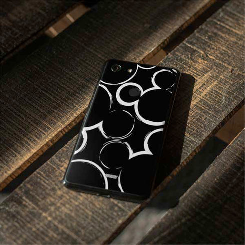 Disney Mickey Mouse Logo Pattern Google Pixel 3 Skin